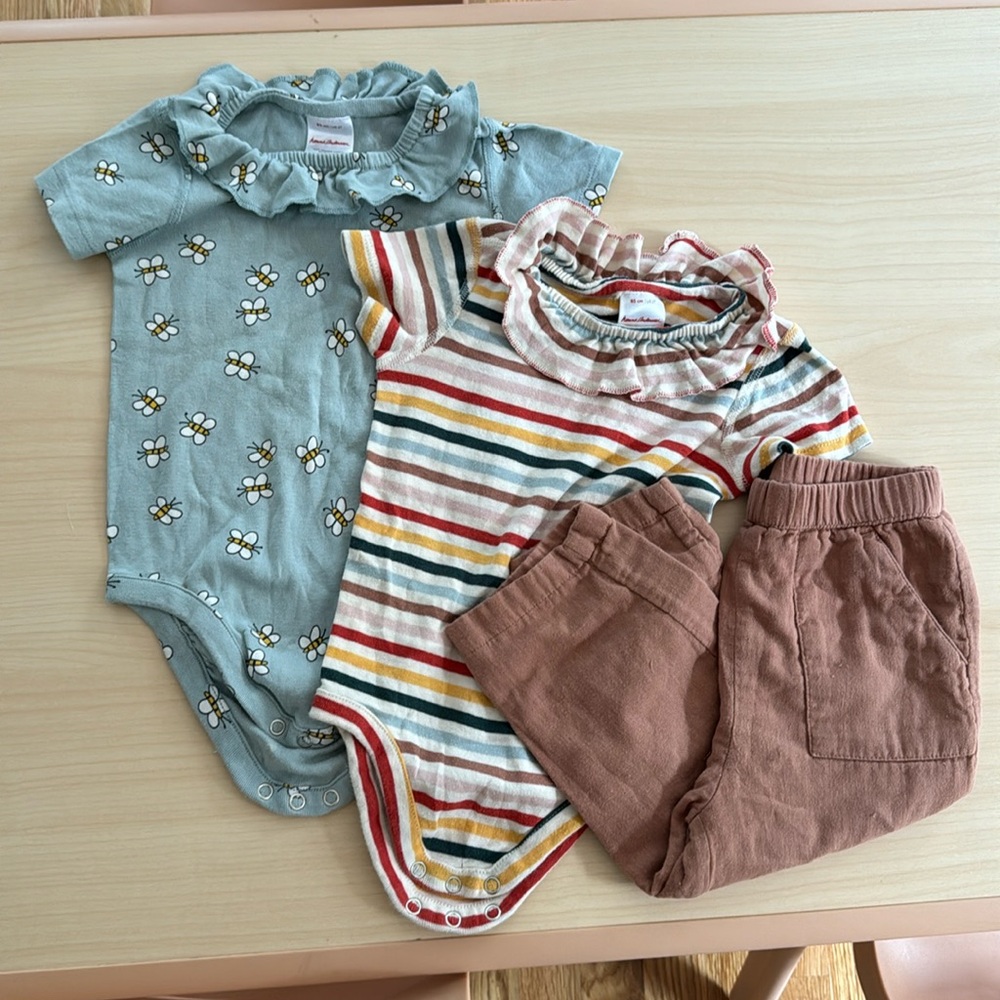 3 pack bundle of hanna andersson size 2T